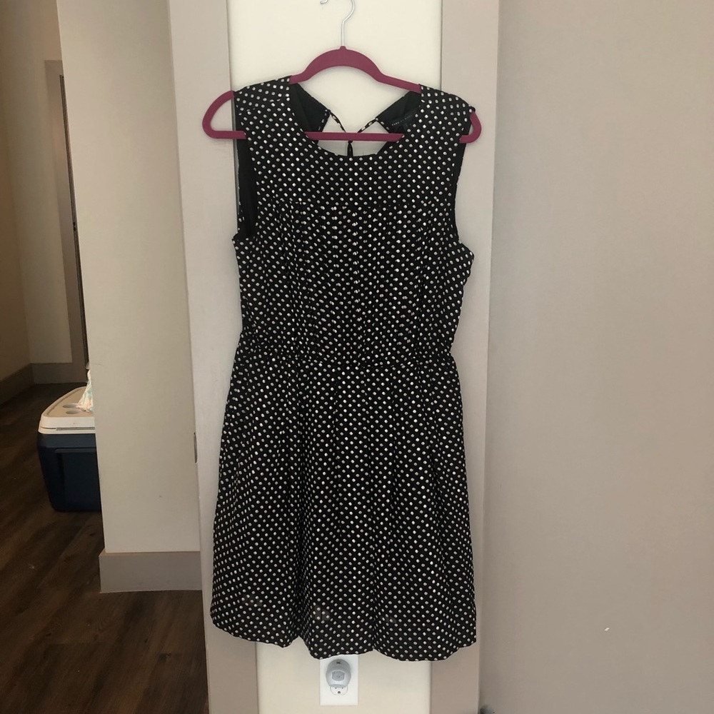 Marc by Marc Jacobs Silk Black Polka Dot Dress